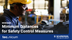 title slide for webinar: Minimum Distances for Safety Control Measures
