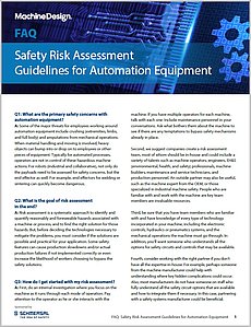 first page of the FAQ - risk assessment