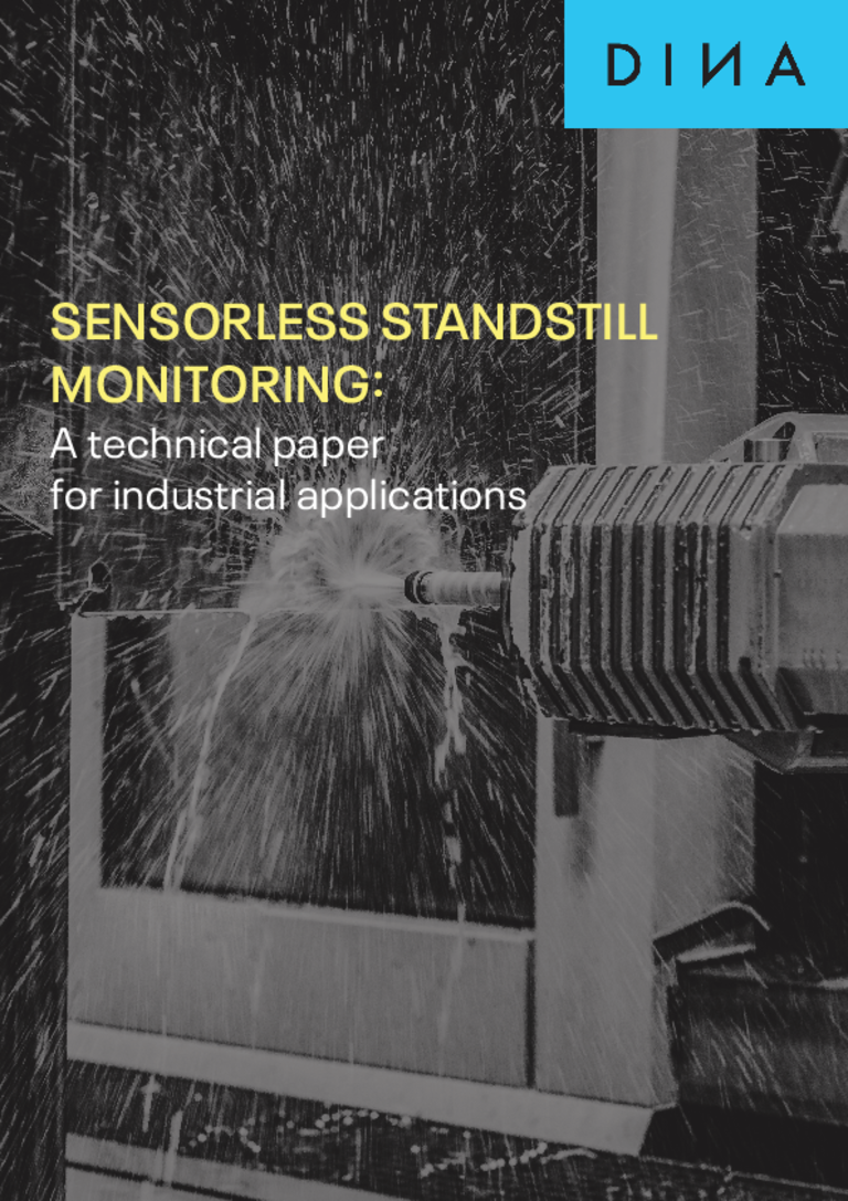cover, whitepaper: Sensorless Standstill Monitoring – A Technical Paper for Industrial Applications