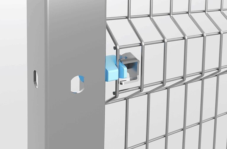 Image, close up of BlueGuard frameless panel