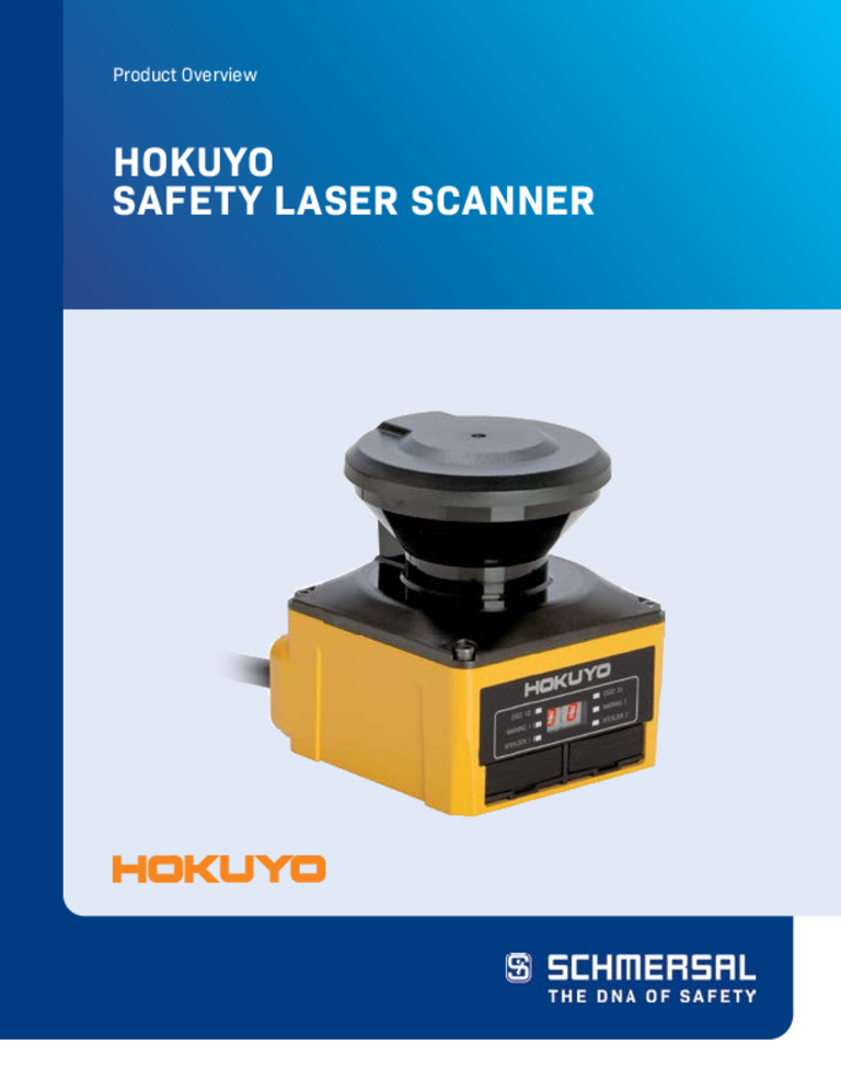 cover, Hokuyo UAM Scanner brochure