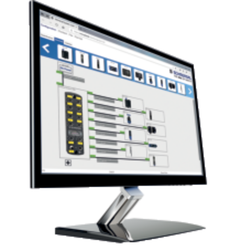 image, Computer monitor with the System Engineering tool displayed