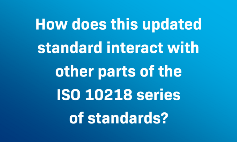 title card: how does this updated standard interact with other parts of the ISO 10218 series of standards?