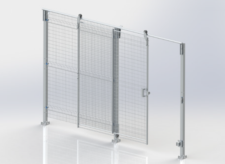 rendering, BlueGuard sliding door
