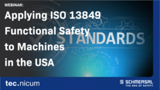 cover title slide from webinar: ISO13849 in USA