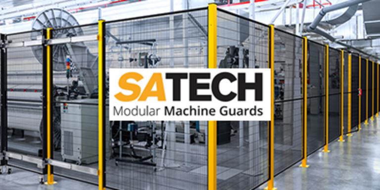 cover graphic: SATECH Modular machine guards