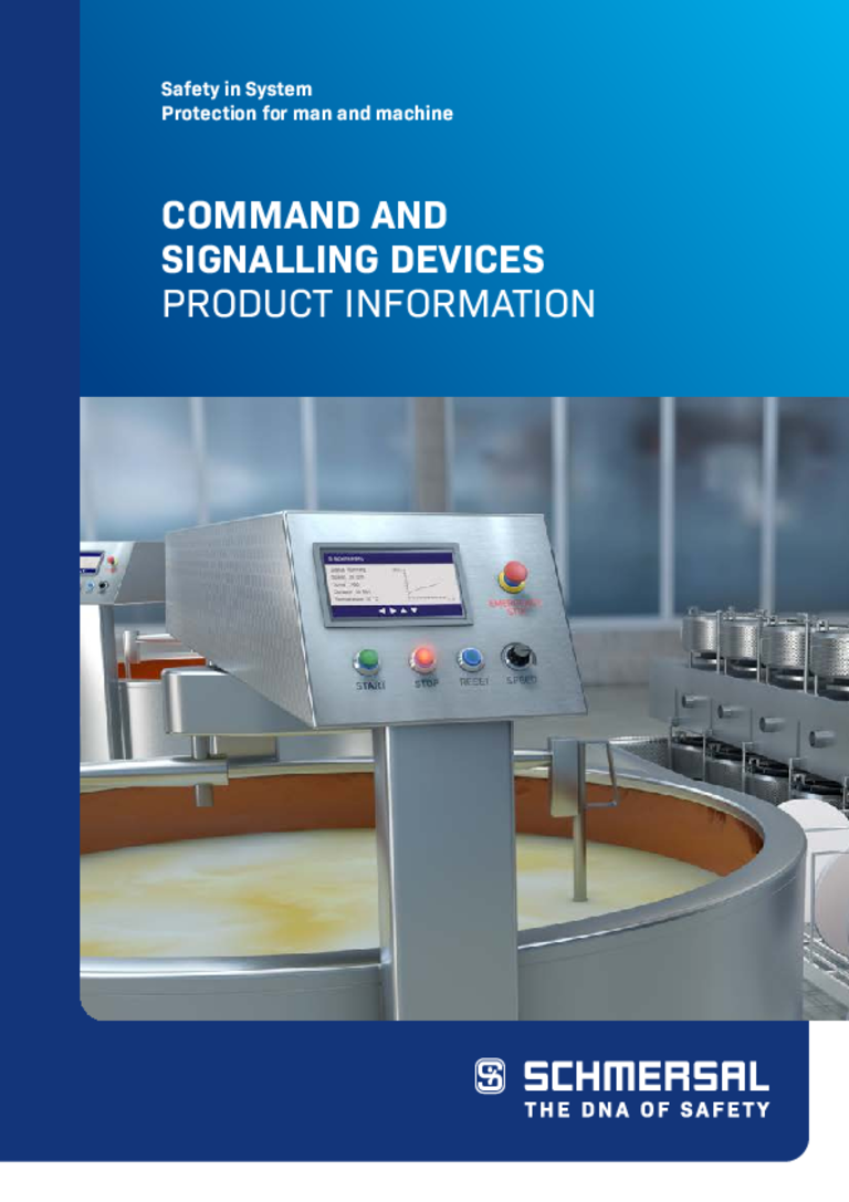 Cover, brochure: Command & Signaling devices