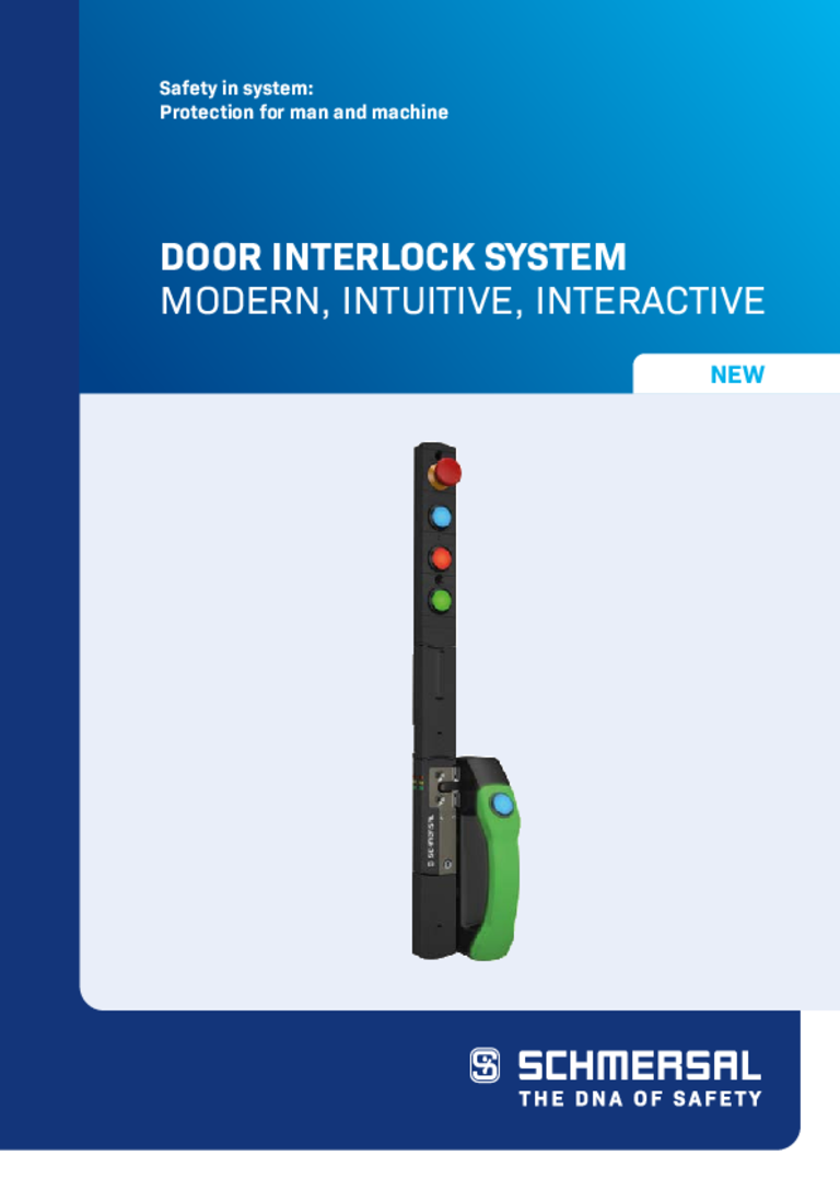 Cover, Door Interlock System Brochure